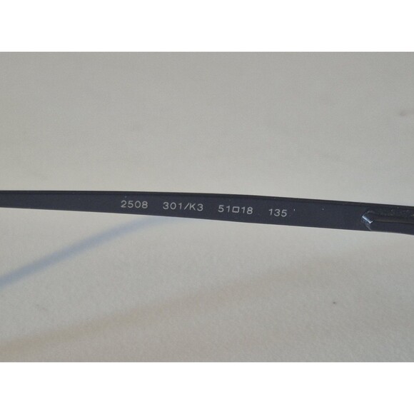 Revo 2508 301/K3 Shiny Black 51□18 135 Unisex Oval Sunglasses \